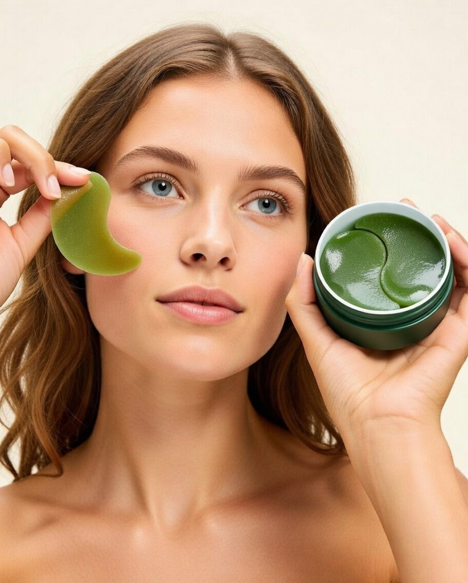 Patchs Yeux Collagène & Or 24K – Hydratation Intense & Anti-Cernes (60 Patchs)